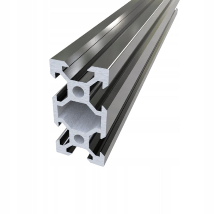 Profil din aluminiu V-Slot, 20x40x500 mm, Negru