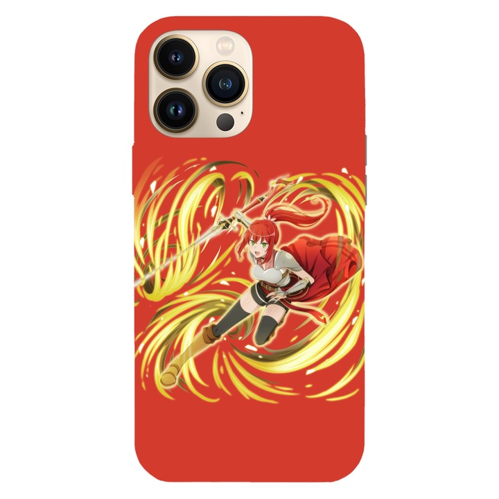 Husa telefon compatibila cu Apple iPhone 12 / iPhone 12 Pro, Viceversa, model Harnel of flames DanMachi, Silicon, TPU