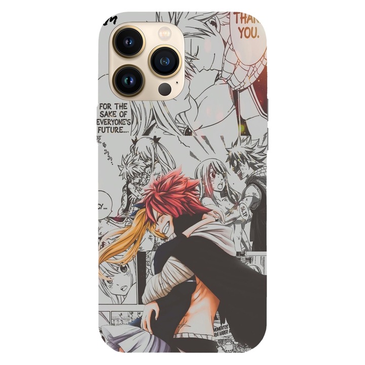 Husa telefon compatibila cu Apple iPhone 12 / iPhone 12 Pro, Viceversa, model Natsu x Lucy Manga Fairy Tail, Silicon, TPU