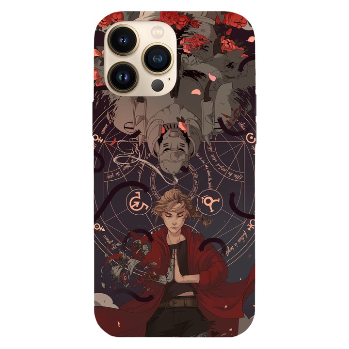 Husa telefon compatibila cu Apple iPhone 12 / iPhone 12 Pro, Viceversa, model Alchemy Full Metal Alchemists, Silicon, TPU