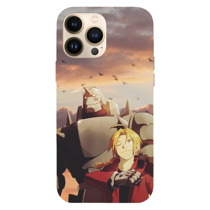 Telefontok kompatibilis Apple iPhone 12 / iPhone 12 Pro, Viceversa, Elric Brothers Full Metal Alchemists modellel, Szilikon, TPU