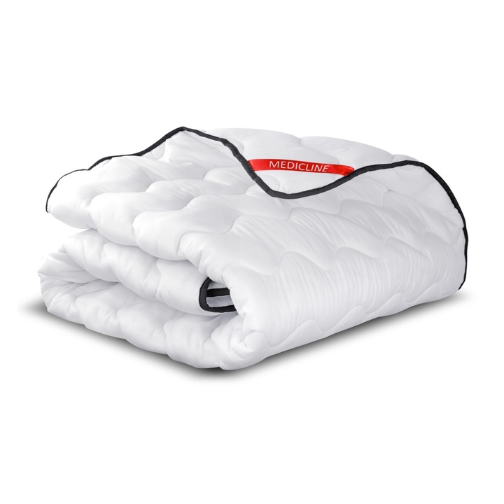 Pilota 4 Anotimpuri, microfibra, matlasata, 160 x 200 cm, alb