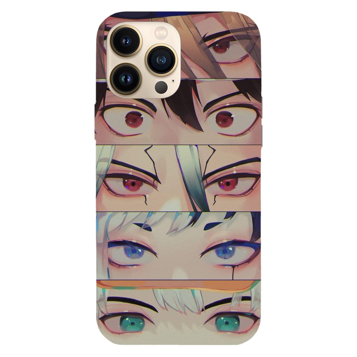 Husa telefon compatibila cu Apple iPhone 12 / iPhone 12 Pro, Viceversa, model Dr Stone Anime, Silicon, TPU