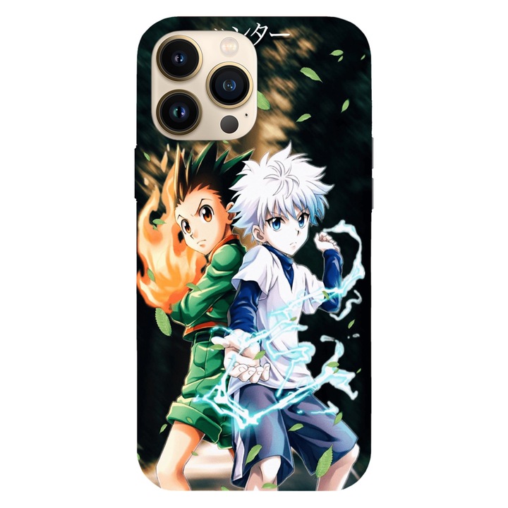 Husa telefon compatibila cu Apple iPhone 12 / iPhone 12 Pro, Viceversa, model Gon and Killua Special Attacks Hunter x Hunter, Silicon, TPU