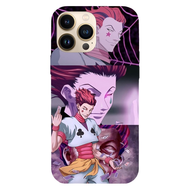 Husa telefon compatibila cu Apple iPhone 12 / iPhone 12 Pro, Viceversa, model Hisoka Powers Hunter x Hunter, Silicon, TPU