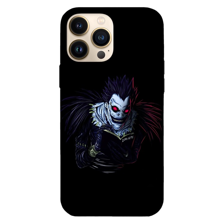 Husa telefon compatibila cu Apple iPhone 14 Pro Max, Viceversa, model Ryuk Death Note, Silicon, TPU