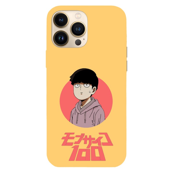 Husa telefon compatibila cu Apple iPhone 12 / iPhone 12 Pro, Viceversa, model Kageyama Mob Psycho 100, Silicon, TPU