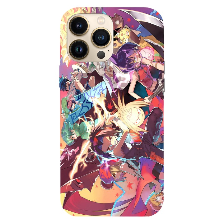 Husa telefon compatibila cu Apple iPhone 13 Mini, Viceversa, model Fight mode Shaman King, Silicon, TPU