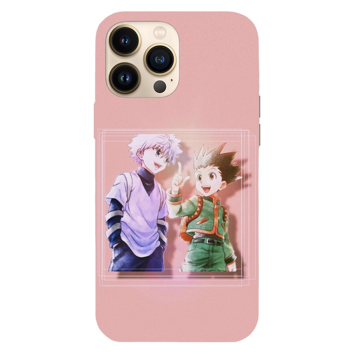 Husa telefon compatibila cu Apple iPhone 12 / iPhone 12 Pro, Viceversa, model Gon x Killua Hunter x Hunter, Silicon, TPU