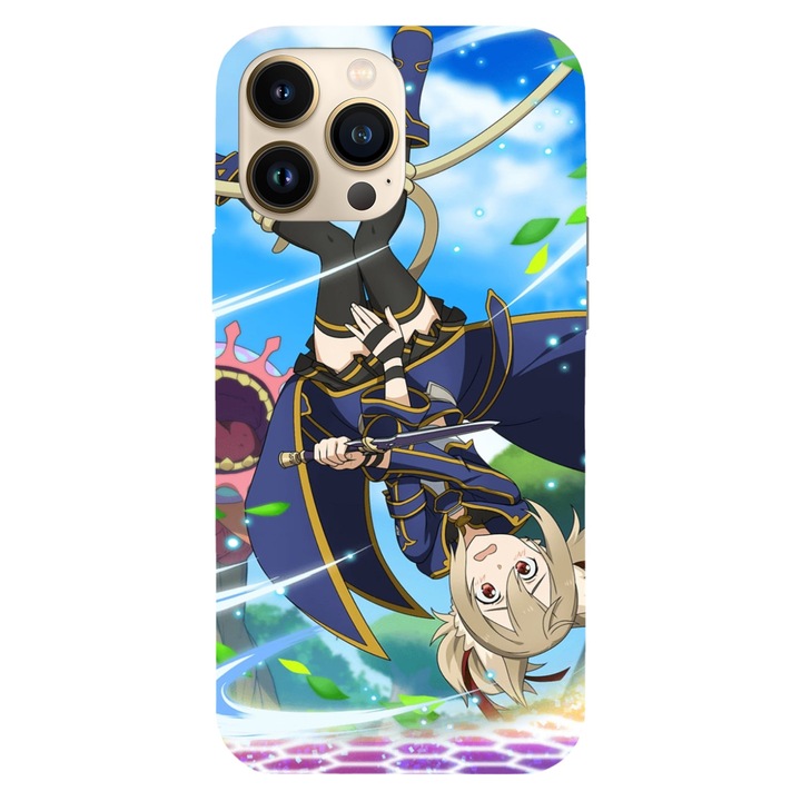 Husa telefon compatibila cu Apple iPhone 12 / iPhone 12 Pro, Viceversa, model Silica Sword Art Online, Silicon, TPU