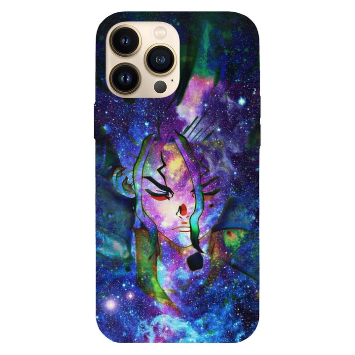 Husa telefon compatibila cu Apple iPhone 12 / iPhone 12 Pro, Viceversa, model Senku ishigami Dr Stone, Silicon, TPU