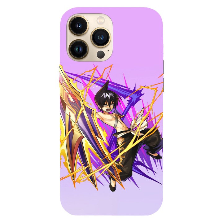 Husa telefon compatibila cu Apple iPhone 13 Mini, Viceversa, model Tao Ren Shaman King, Silicon, TPU