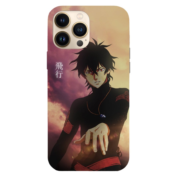 Husa telefon compatibila cu Apple iPhone 12 / iPhone 12 Pro, Viceversa, model Yuno Black Clover, Silicon, TPU