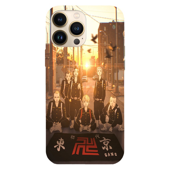 Husa telefon compatibila cu Apple iPhone 12 / iPhone 12 Pro, Viceversa, model Toman Founders Tokyo Revengers, Silicon, TPU