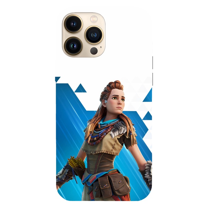Husa telefon compatibila cu Apple iPhone 13 Pro, Viceversa, model Aloy x Fornite Horizon, Silicon, TPU