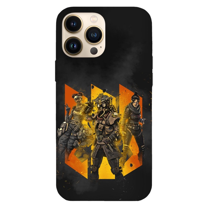 Husa telefon compatibila cu Apple iPhone 12 / iPhone 12 Pro, Viceversa, model Apex Legends Team, Silicon, TPU
