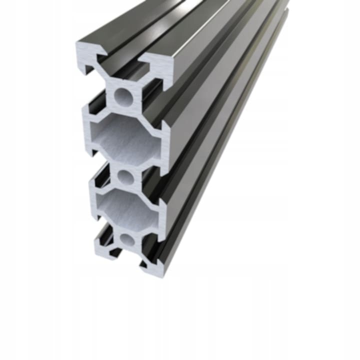 Profil din aluminiu V-Slot, 20x60x600 mm, Negru