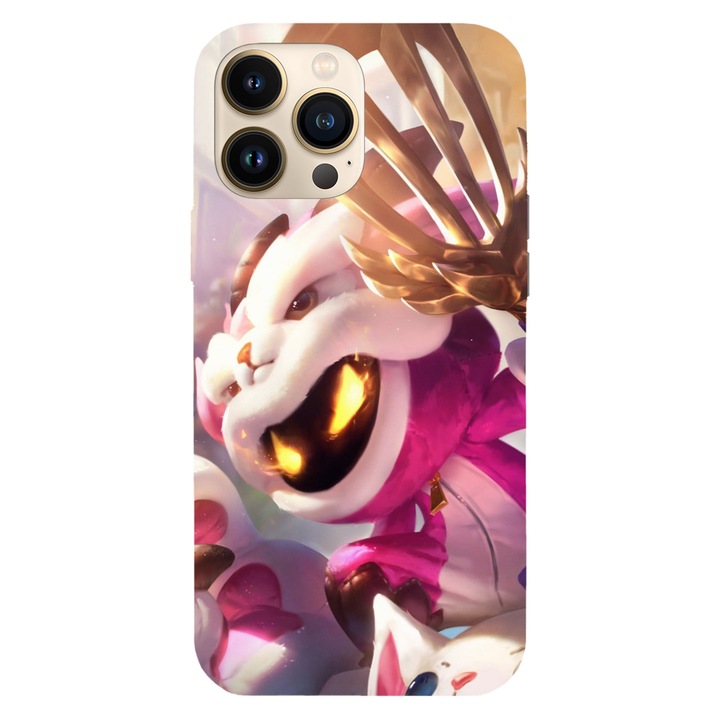 Husa telefon compatibila cu Apple iPhone 12 / iPhone 12 Pro, Viceversa, model Cosplay Veigar, Silicon, TPU