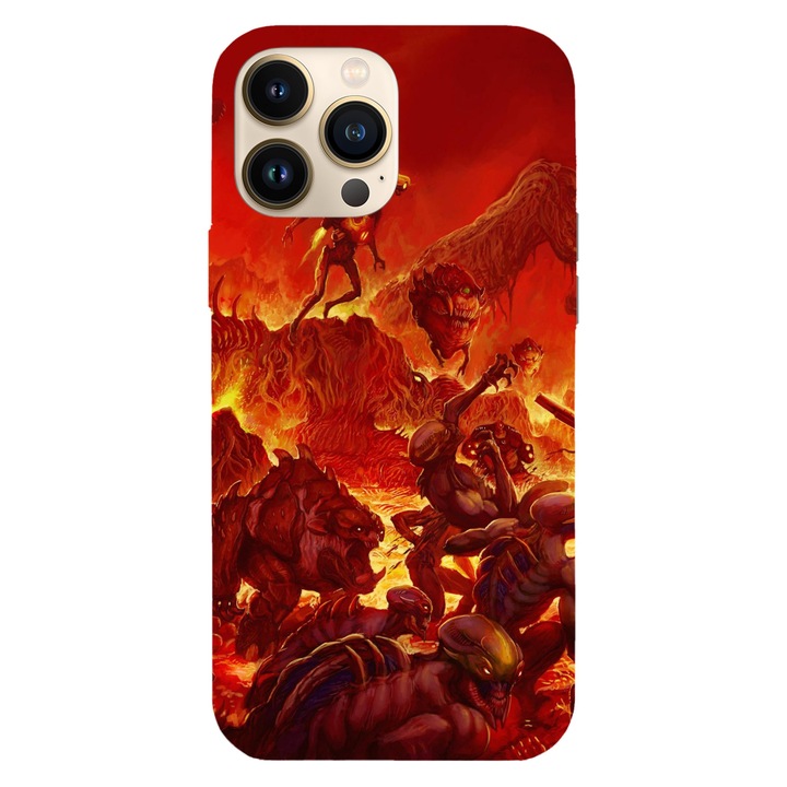 Apple iPhone 12 / iPhone 12 Pro, Viceversa, Doom Monsters modell, szilikon, TPU telefontok kompatibilis