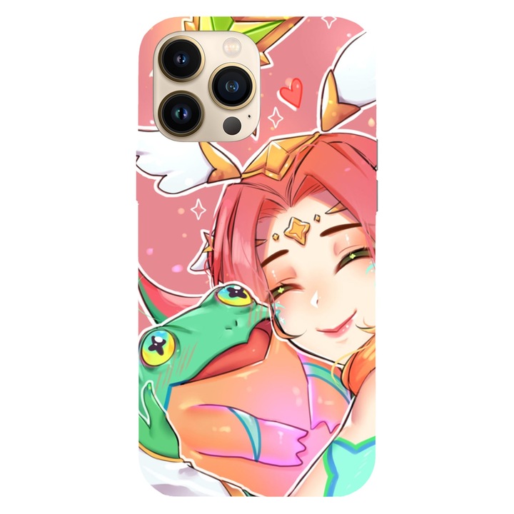 Husa telefon compatibila cu Apple iPhone 12 / iPhone 12 Pro, Viceversa, model Kawaii Star Neeko, Silicon, TPU