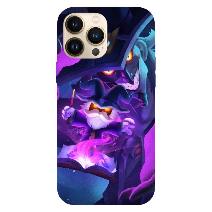 Husa telefon compatibila cu Apple iPhone 12 / iPhone 12 Pro, Viceversa, model Jester Shaco, Silicon, TPU