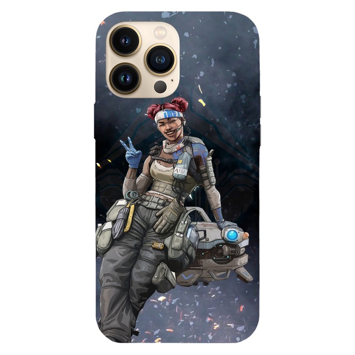 Husa telefon compatibila cu Apple iPhone 12 / iPhone 12 Pro, Viceversa, model Lifeline Apex Legend, Silicon, TPU