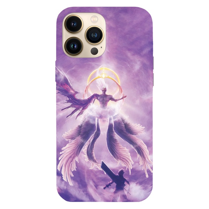 Husa telefon compatibila cu Apple iPhone 12 / iPhone 12 Pro, Viceversa, model The One Winged Angel Final Fantasy, Silicon, TPU
