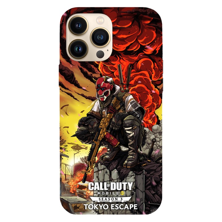 Husa telefon compatibila cu Apple iPhone 12 / iPhone 12 Pro, Viceversa, model Tokyo Escape Call of Duty, Silicon, TPU