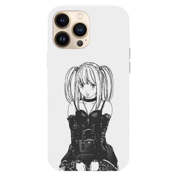 Husa telefon compatibila cu Apple iPhone 12 / iPhone 12 Pro, Viceversa, model Misa Death Note, Silicon, TPU