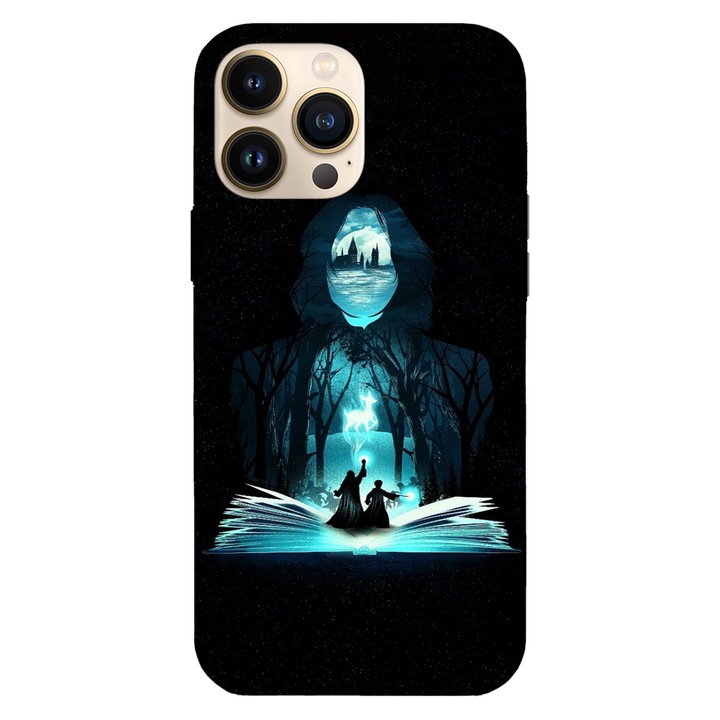 Husa telefon compatibila cu Apple iPhone 12 / iPhone 12 Pro, Viceversa, model Severus Snape Harry Potter, Silicon, TPU