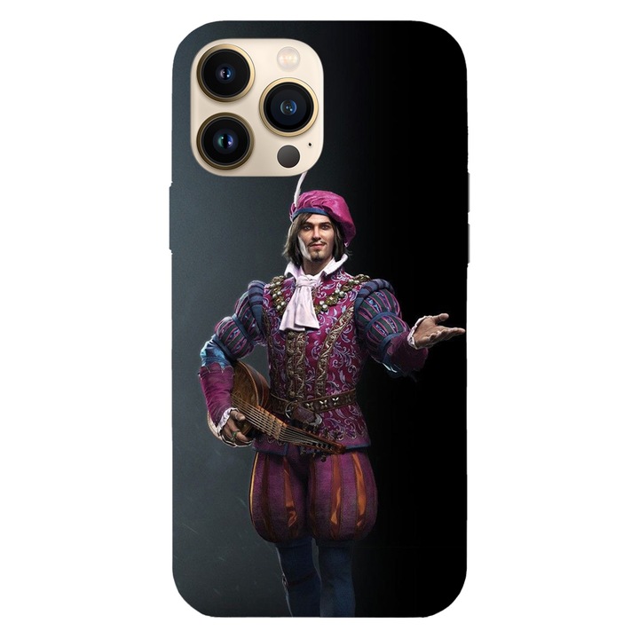 Калъф за телефон, съвместим с Apple iPhone 15 Pro, Viceversa, модел Dandelion The Witcher, Silicon, TPU