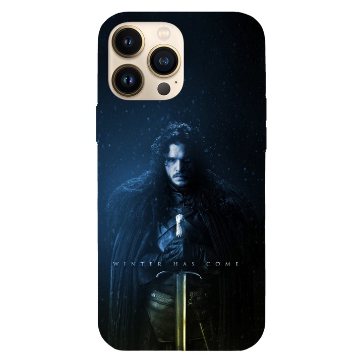 Протектор, съвместим с Apple iPhone 12 Pro Max, Viceversa, модел Winter has came Game of Thrones, силикон, TPU