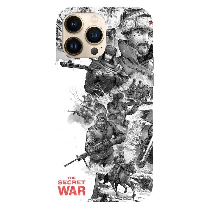 Husa telefon compatibila cu Apple iPhone 12 / iPhone 12 Pro, Viceversa, model The secret war Love Death Robots, Silicon, TPU