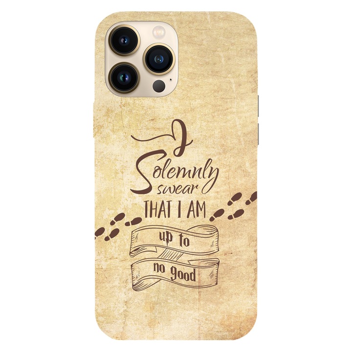 Telefontok kompatibilis: Apple iPhone 12 / iPhone 12 Pro, Viceversa, The Marauders Map Harry Potter modell, szilikon, TPU