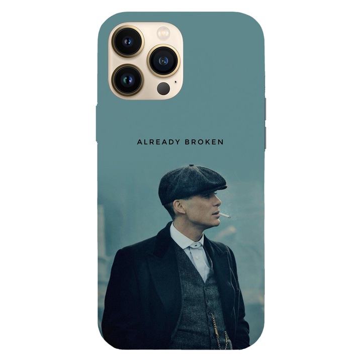 Husa telefon compatibila cu Apple iPhone 12 / iPhone 12 Pro, Viceversa, model Already Broken Peaky blinders, Silicon, TPU