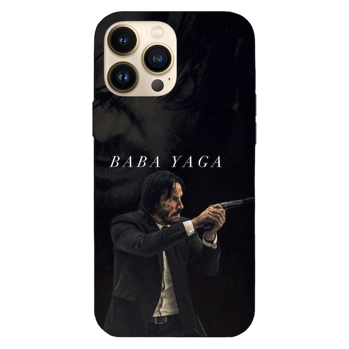 Apple iPhone 12 / iPhone 12 Pro telefontok, fordítva, Baba Yaga John Wick modell, szilikon, TPU