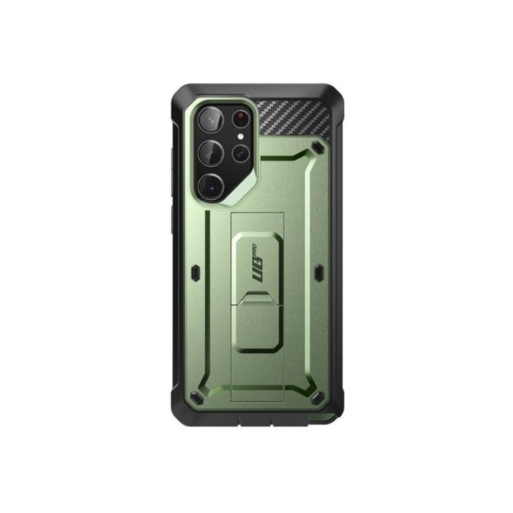 Supcase Unicorn Beetle Pro Cover, съвместим със Samsung Galaxy S23 Ultra, 360 защита, ултра устойчив, Guldan