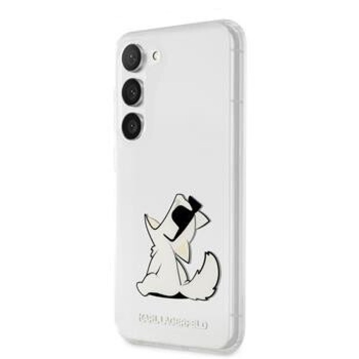 Husa Samsung Galaxy S23 Plus - Karl Lagerfeld Hardcase Transparent - Choupette Fun