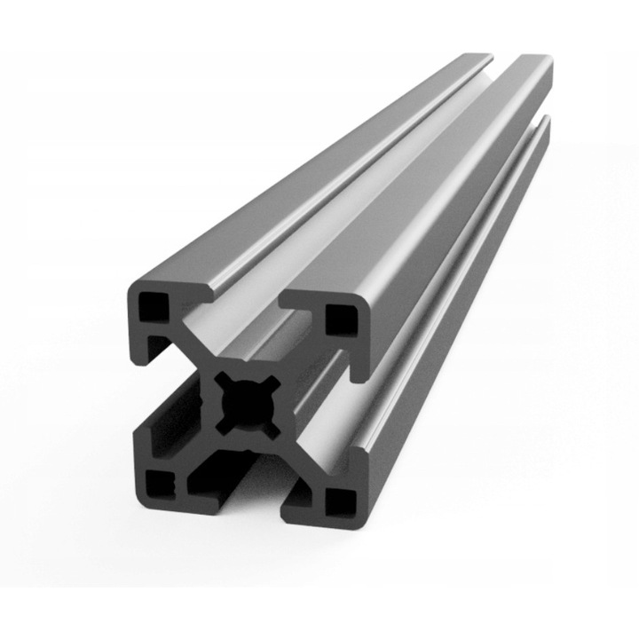 Profil din aluminiu V-Slot, 30x30x600 mm, Argintiu