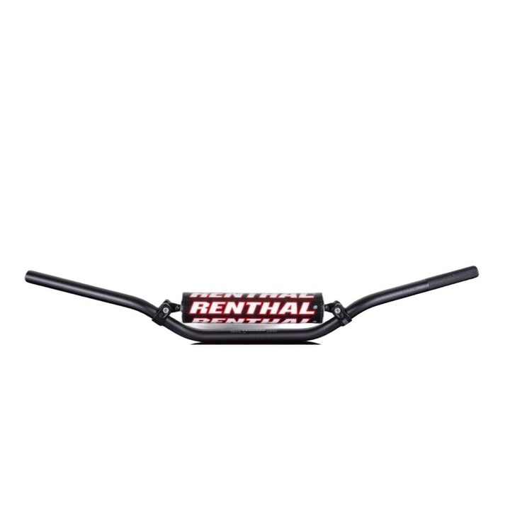 Ghidon MX CR Mid, Renthal, 7/8 inch, 22 mm, Negru