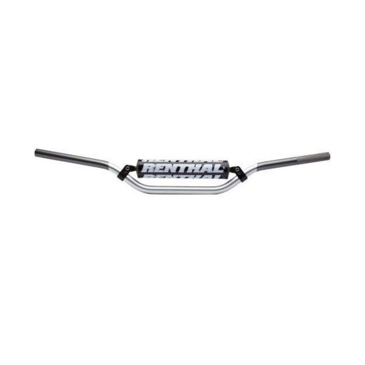 Кормило MX Mini, Renthal, 7/8 инча, 22 мм, сребристо/сиво