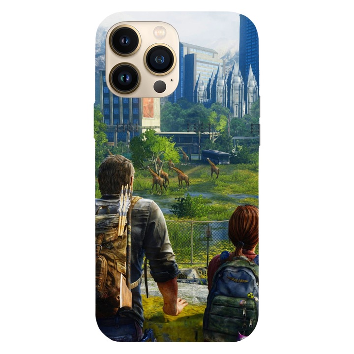Husa telefon compatibila cu Apple iPhone 12 / iPhone 12 Pro, Viceversa, model Overgrown nature Last of Us, Silicon, TPU