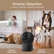 Camera de supraveghere, Laxihub P2F, UHD 2.5K/5MP Wifi, Vedere nocturna, Compatibil cu Alexa/Google, Negru