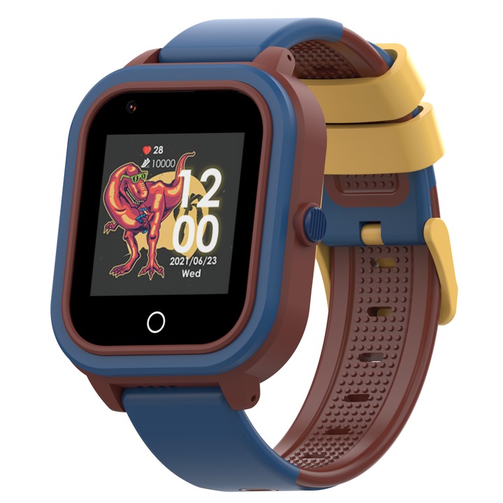 Смарт часовник за деца Bemi, GPS, 4G, Многоцветен, 1.4 инча