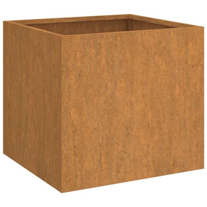 Jardiniera vidaXL, 49x47x46 cm, otel corten 3.74 kg 821551