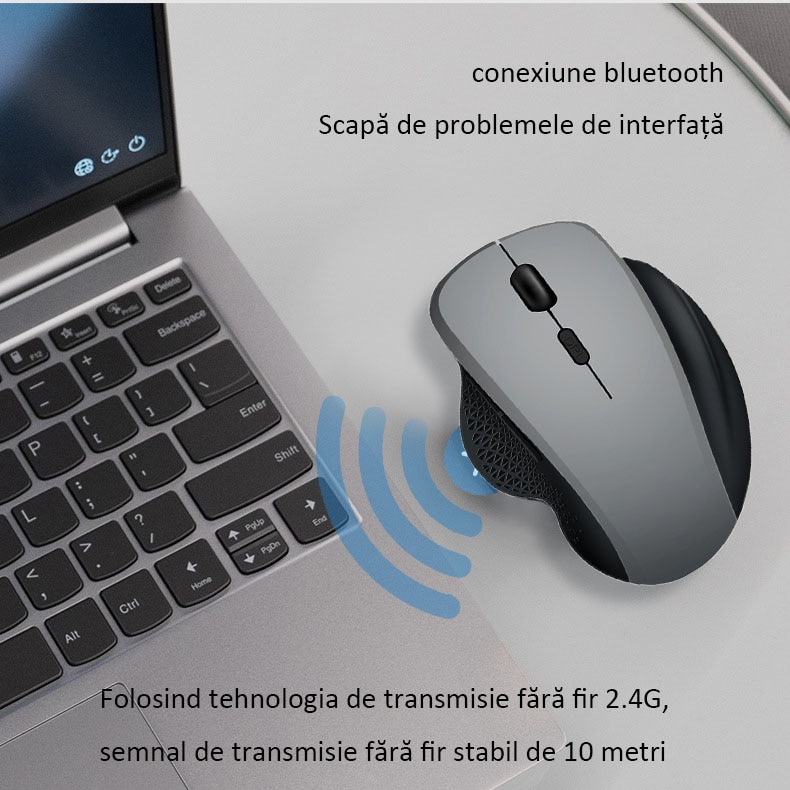 Mouse, Glitter Glitch™，7008, Wireless Bluetooth Dual Mode, 1600 Dpi