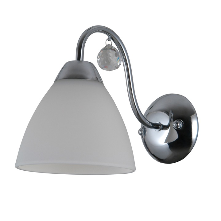 Lampa de perete, Italux, Otel, E27, IP20, Alb