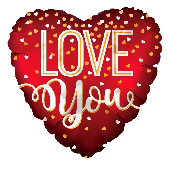 Balon Folie Jumbo Inima Rosie Love You 91cm 16227-36S