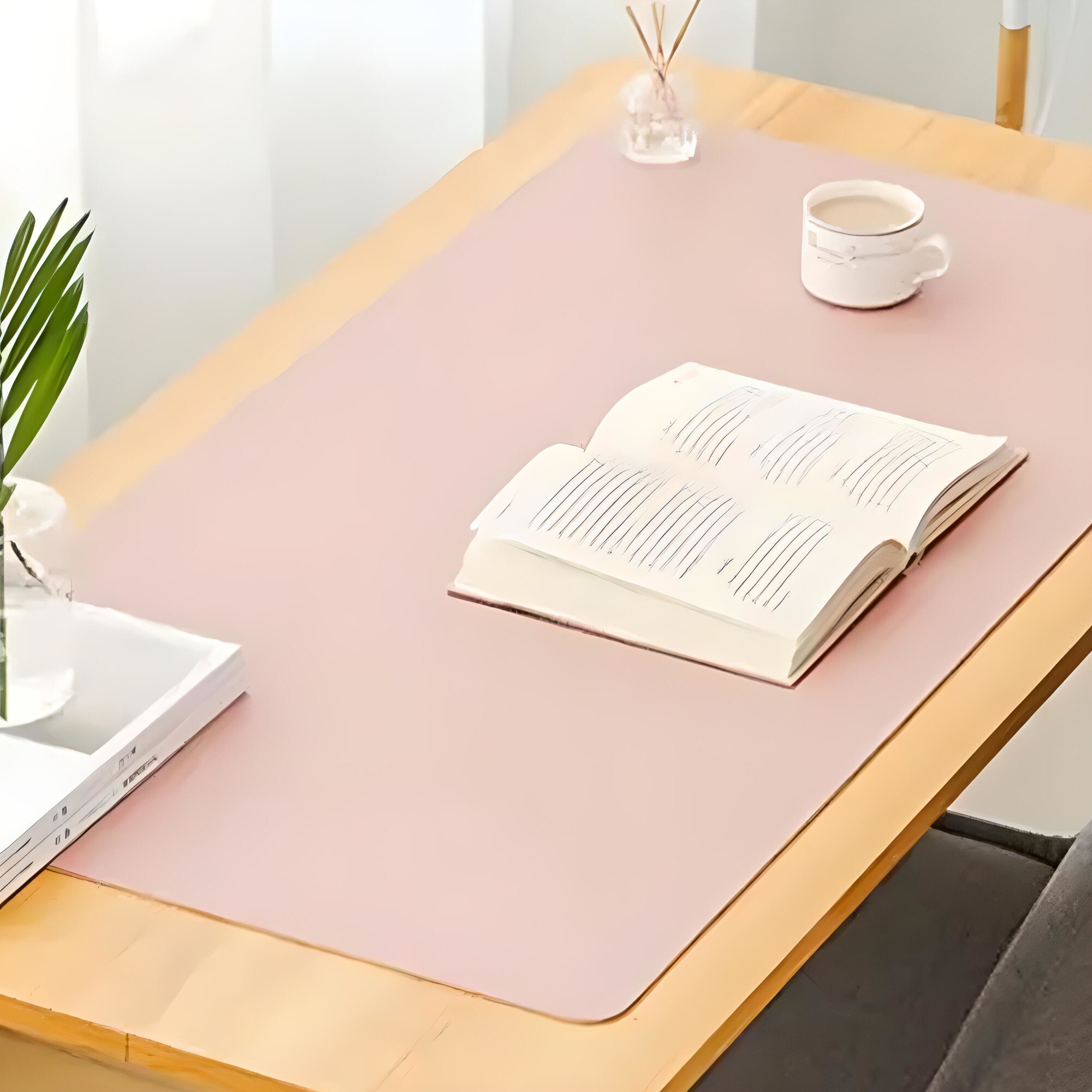 Mousepad Profesional pentru Gaming, Baza Cauciucata, 900x450x2mm, Roz ...