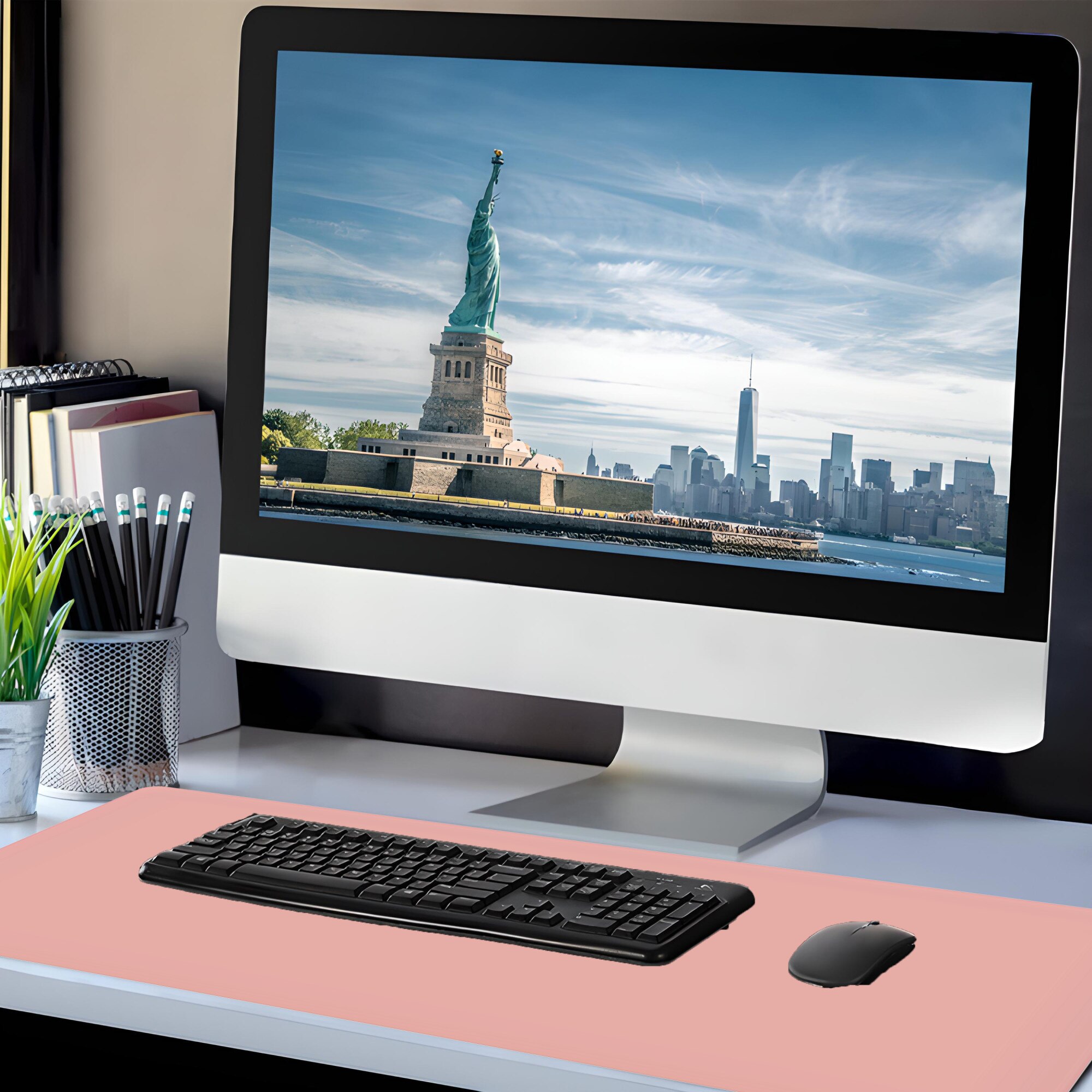 Mousepad Profesional pentru Gaming, Baza Cauciucata, 900x450x2mm, Roz ...